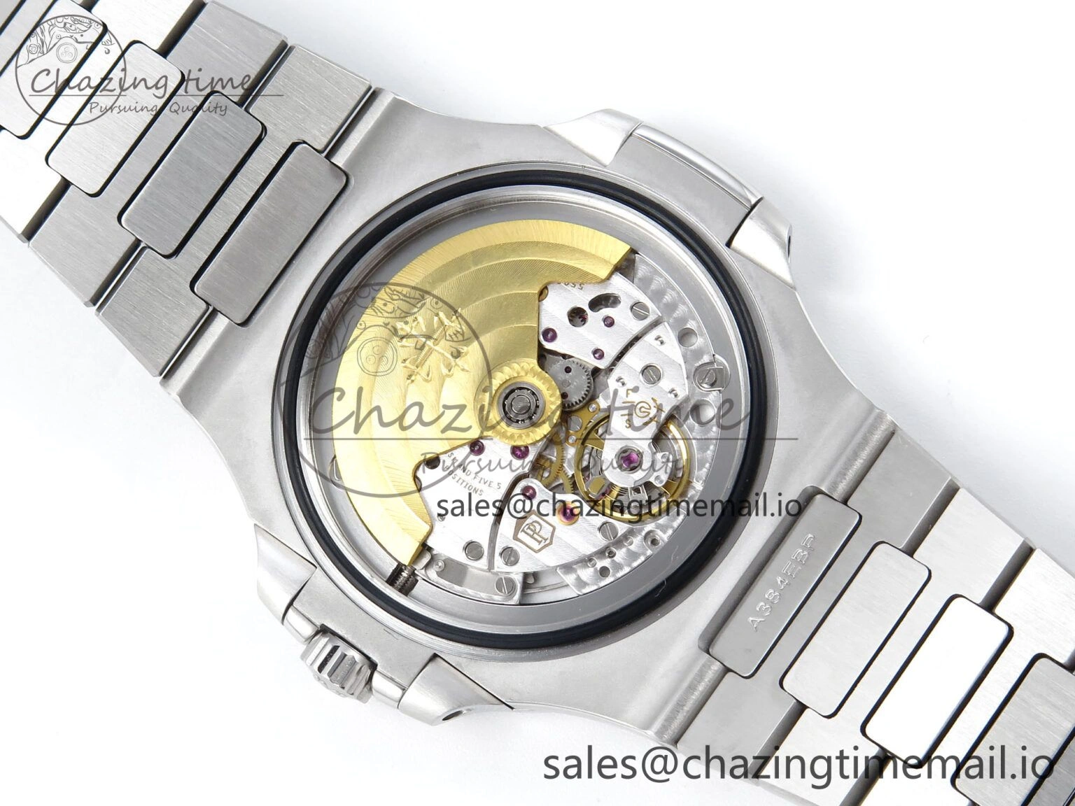 SmartChoice Nautilus 5711 1A 3KF 1:1 Best Edition Blue Textured Dial on SS Bracelet A324 Super Clone V 8653