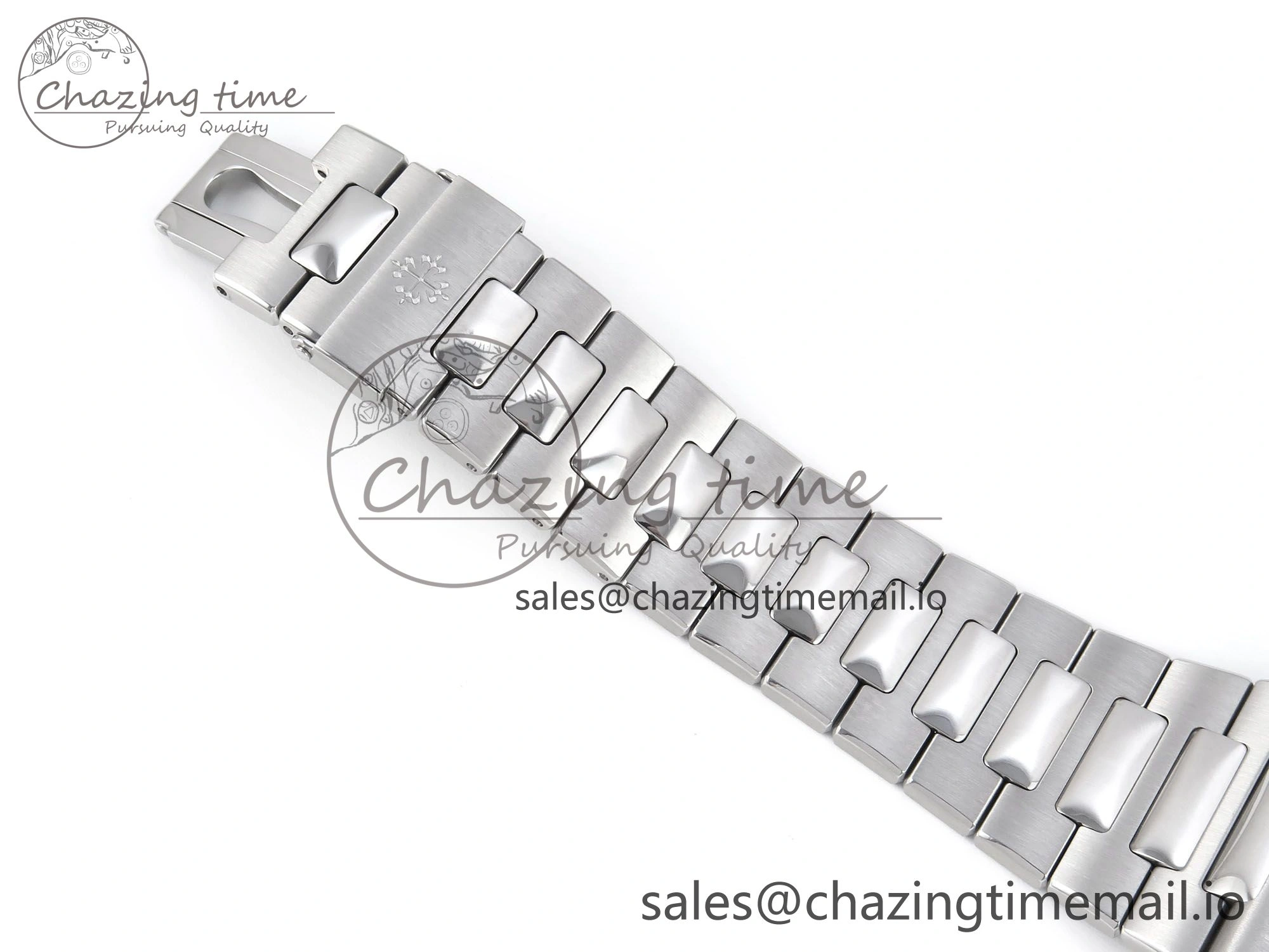 SmartChoice Nautilus 5711 1A 3KF 1:1 Best Edition Blue Textured Dial on SS Bracelet A324 Super Clone V 8653