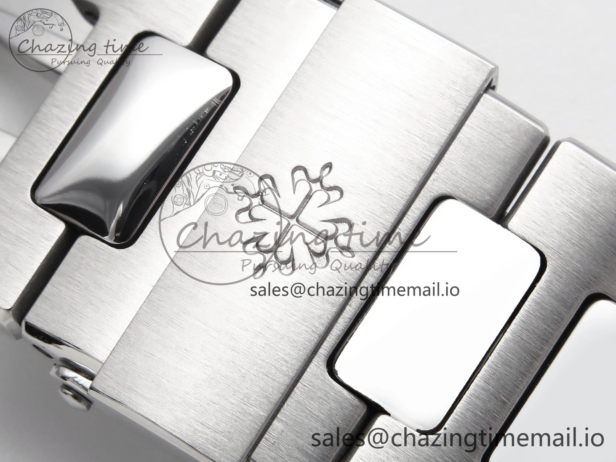SmartChoice Nautilus 5711 1A 3KF 1:1 Best Edition Blue Textured Dial on SS Bracelet A324 Super Clone V 8653