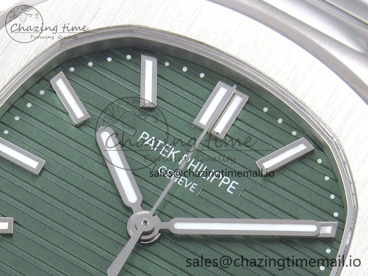 Nautilus 5711 1A 3KF 1:1 Best Edition Green Dial on SS Bracelet A324 Super Clone V Versatile 8713