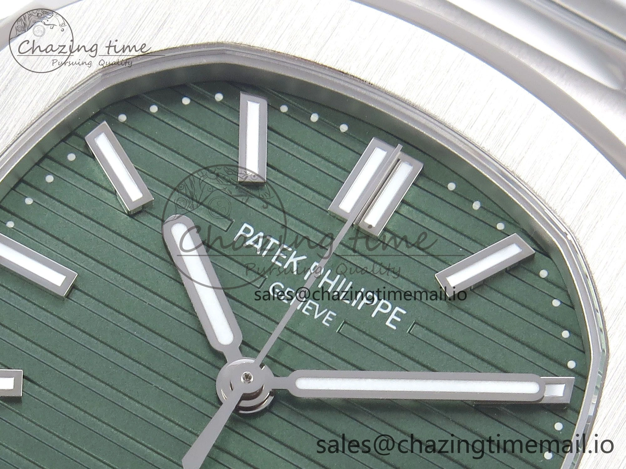 Nautilus 5711 1A 3KF 1:1 Best Edition Green Dial on SS Bracelet A324 Super Clone V Versatile 8713