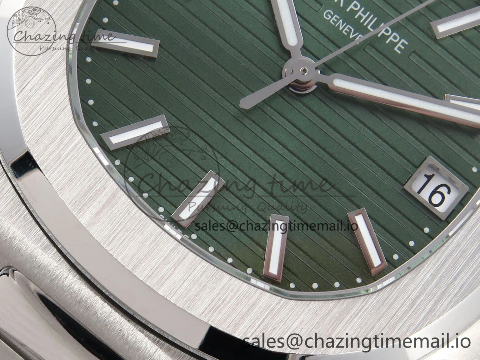 Nautilus 5711 1A 3KF 1:1 Best Edition Green Dial on SS Bracelet A324 Super Clone V Versatile 8713