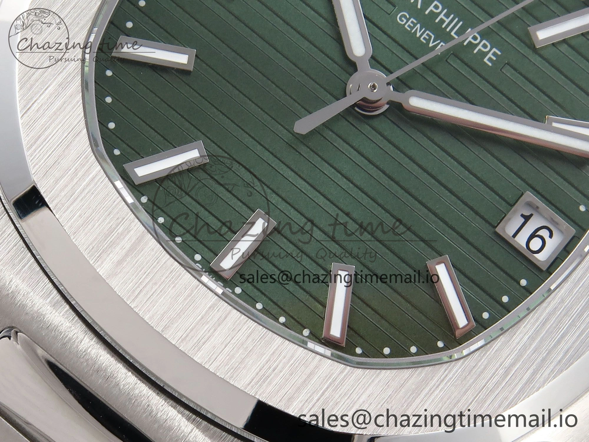 Nautilus 5711 1A 3KF 1:1 Best Edition Green Dial on SS Bracelet A324 Super Clone V Versatile 8713