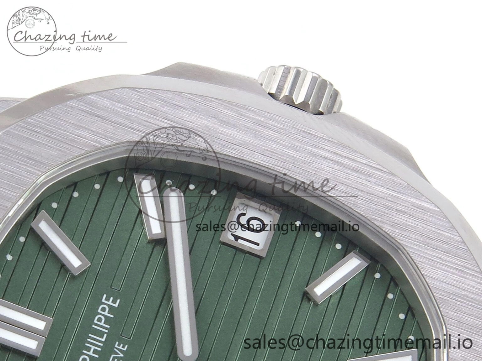 Nautilus 5711 1A 3KF 1:1 Best Edition Green Dial on SS Bracelet A324 Super Clone V Versatile 8713