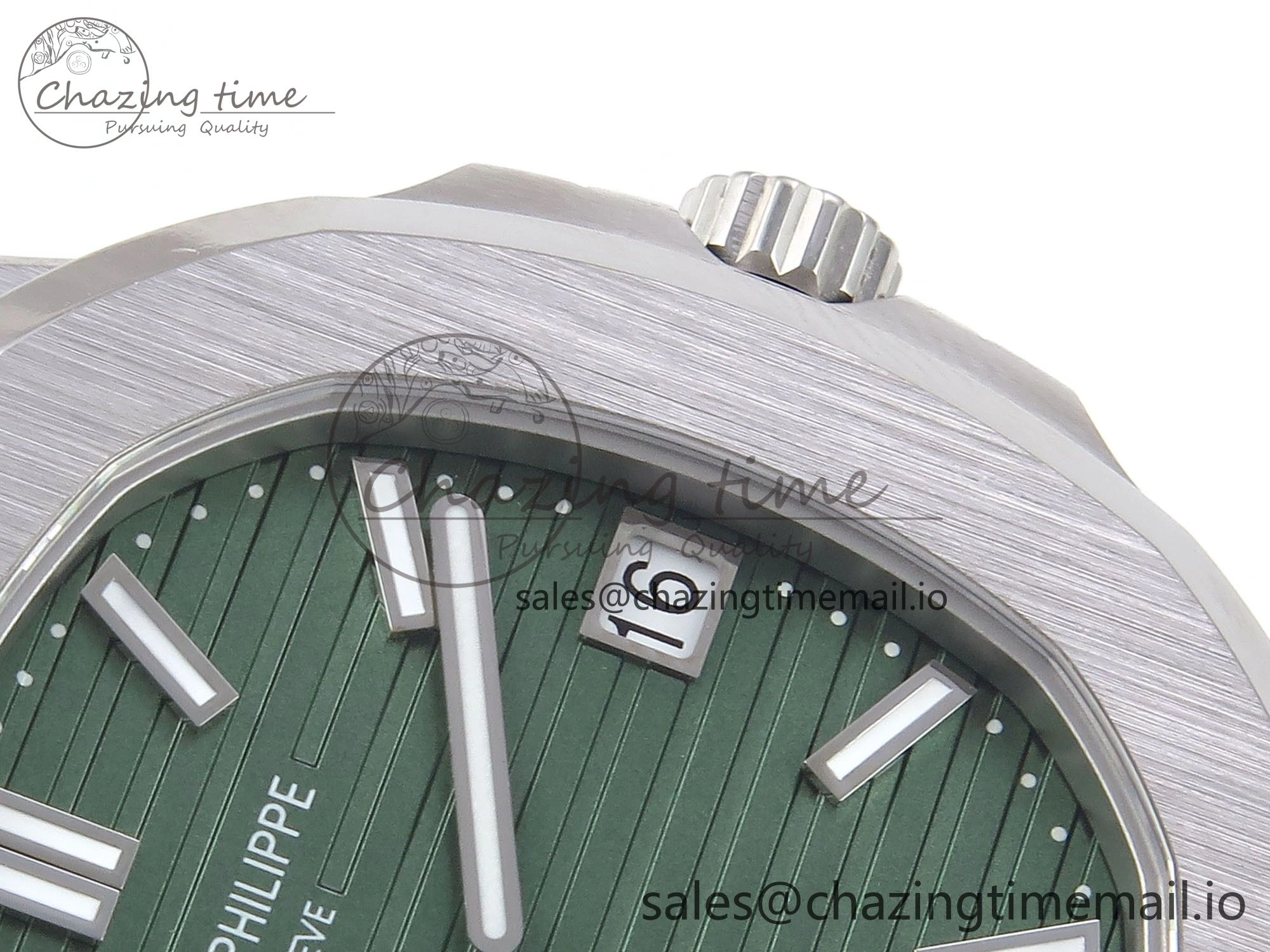 Nautilus 5711 1A 3KF 1:1 Best Edition Green Dial on SS Bracelet A324 Super Clone V Versatile 8713