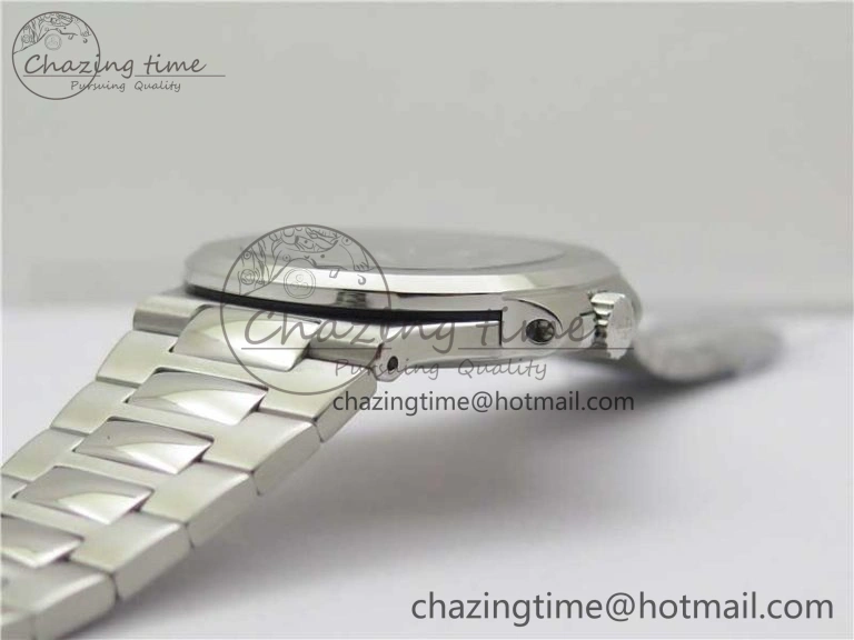 Nautilus 5711 1A 3KF 1:1 Best Edition Green Textured Dial on SS Bracelet A324 Super Clone V EyeCatching 8848