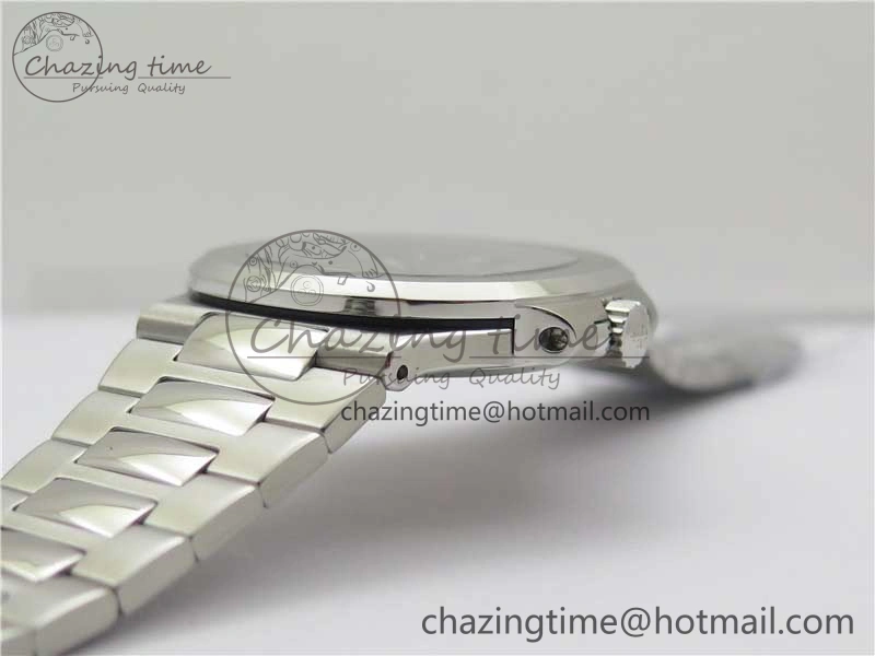 Nautilus 5711 1A 3KF 1:1 Best Edition Green Textured Dial on SS Bracelet A324 Super Clone V EyeCatching 8848