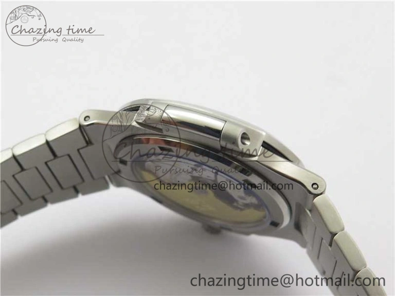 Nautilus 5711 1A 3KF 1:1 Best Edition Green Textured Dial on SS Bracelet A324 Super Clone V EyeCatching 8848