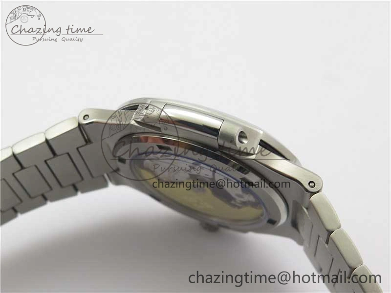 Nautilus 5711 1A 3KF 1:1 Best Edition Green Textured Dial on SS Bracelet A324 Super Clone V EyeCatching 8848
