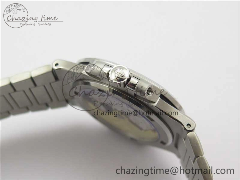 Nautilus 5711 1A 3KF 1:1 Best Edition Green Textured Dial on SS Bracelet A324 Super Clone V EyeCatching 8848