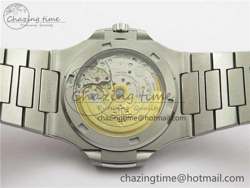 Nautilus 5711 1A 3KF 1:1 Best Edition Green Textured Dial on SS Bracelet A324 Super Clone V EyeCatching 8848