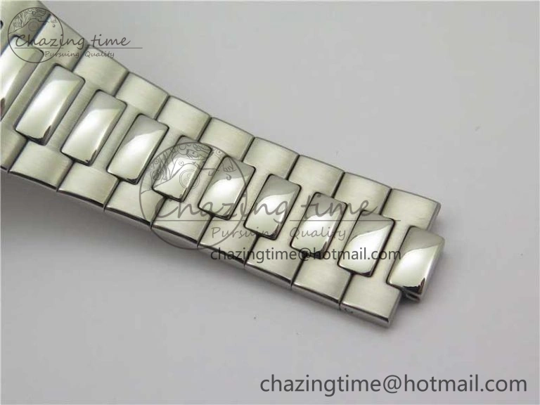 Nautilus 5711 1A 3KF 1:1 Best Edition Green Textured Dial on SS Bracelet A324 Super Clone V EyeCatching 8848