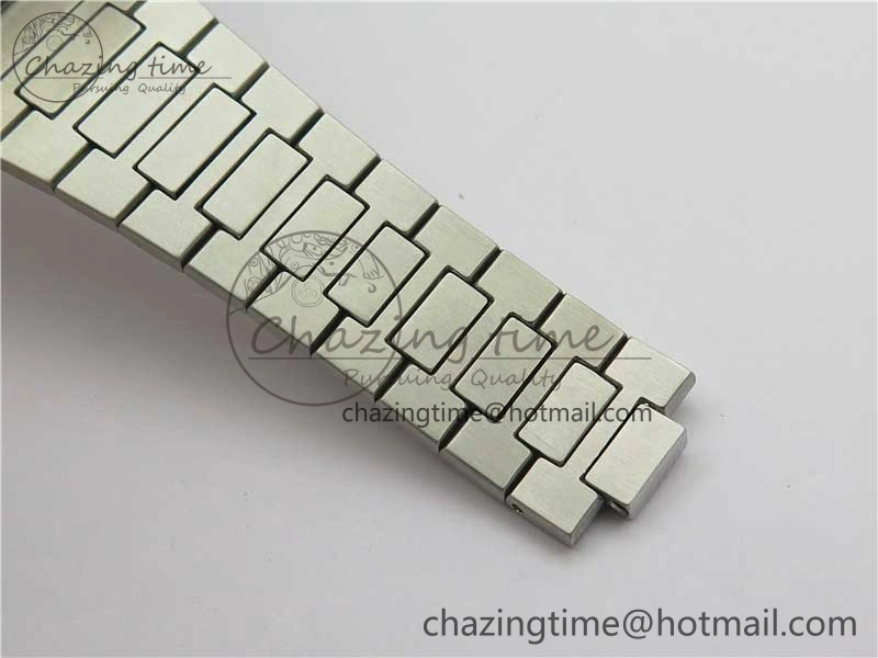 Nautilus 5711 1A 3KF 1:1 Best Edition Green Textured Dial on SS Bracelet A324 Super Clone V EyeCatching 8848