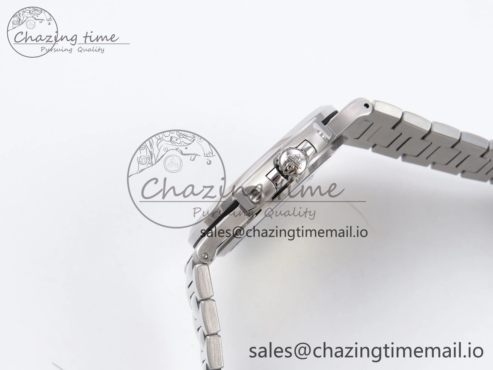 Nautilus 5711 1A 3KF 1:1 Best Edition White Textured Dial on SS Bracelet A324 Super Clone V Sporty 8712