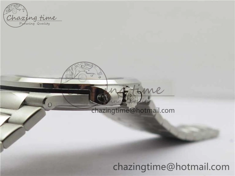 ZipUp Nautilus 5711 1A 3KF 1:1 Best Edition White Textured Dial on SS Bracelet A324 Super Clone V 8882