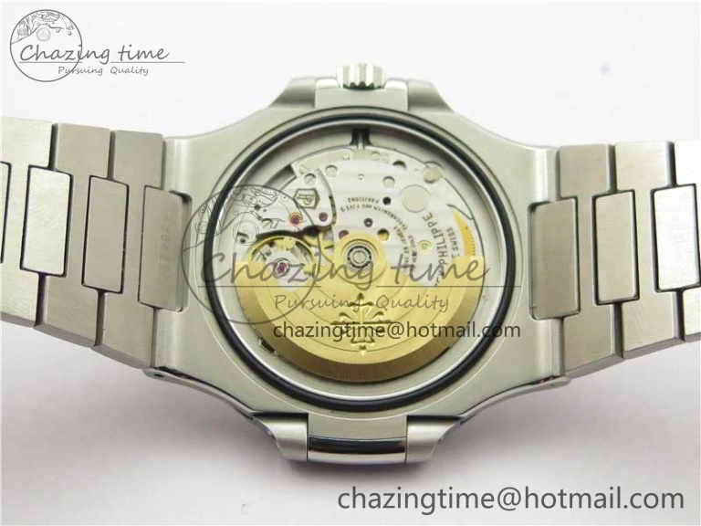 ZipUp Nautilus 5711 1A 3KF 1:1 Best Edition White Textured Dial on SS Bracelet A324 Super Clone V 8882