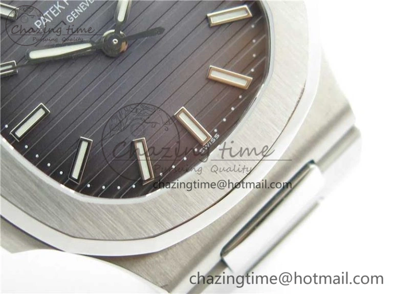 Youthful Nautilus 5711 1A GRF Best Edition Gray Dial on SS Bracelet A324CS (Free box) V 8901