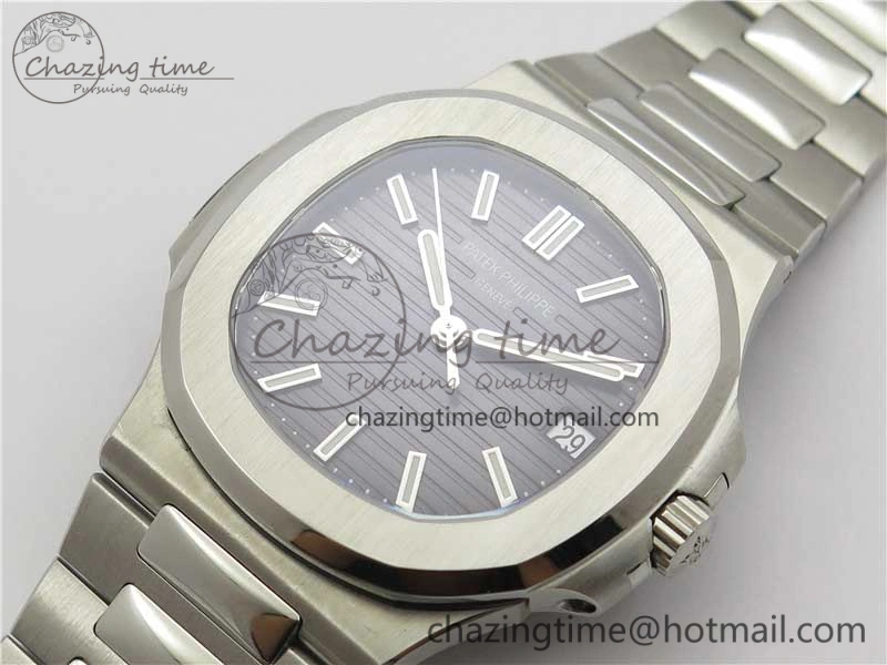 Youthful Nautilus 5711 1A GRF Best Edition Gray Dial on SS Bracelet A324CS (Free box) V 8901
