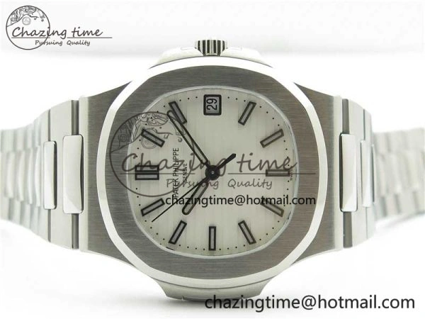 Nautilus 5711 1A GRF Best Edition White Dial on SS Bracelet A324CS (Free box) V NewStyle 8903