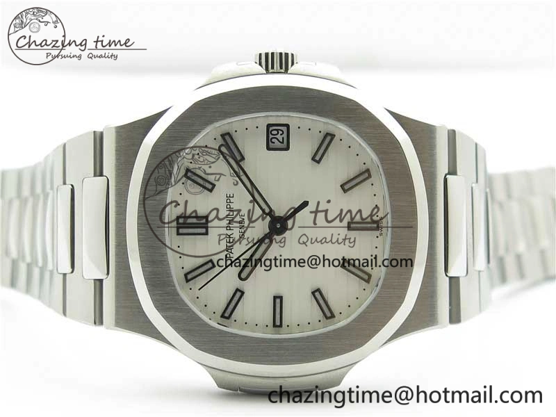 Nautilus 5711 1A GRF Best Edition White Dial on SS Bracelet A324CS (Free box) V NewStyle 8903