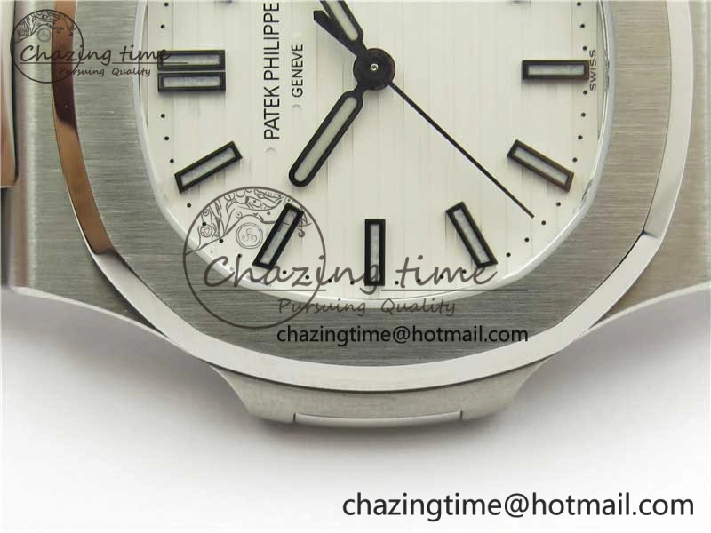 Nautilus 5711 1A GRF Best Edition White Dial on SS Bracelet A324CS (Free box) V NewStyle 8903