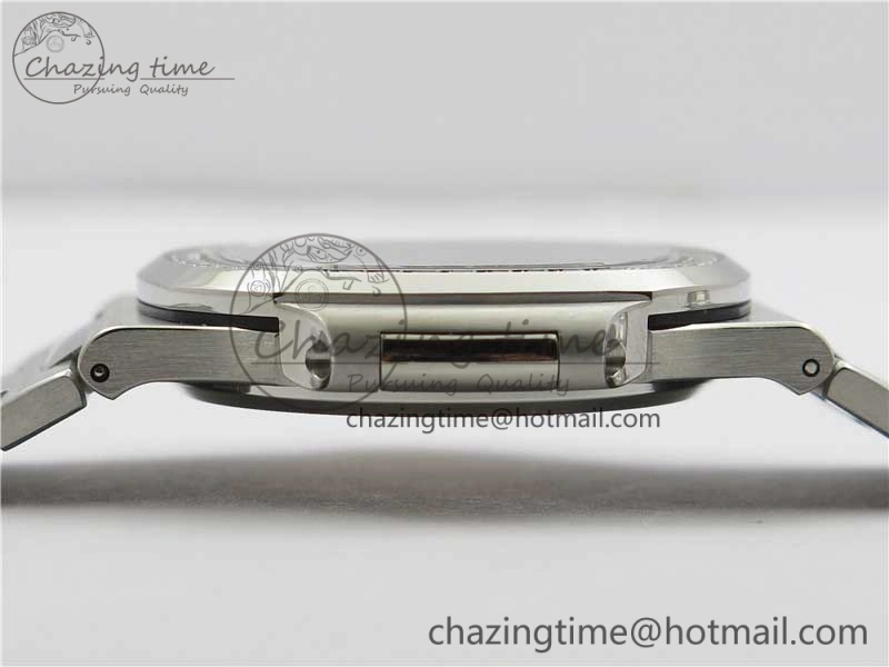 WaterResistant Nautilus 5711 1A PPF 1:1 Best Edition Blue Dial Diamonds Bezel on SS Bracelet 324CS (Free box) V 8918