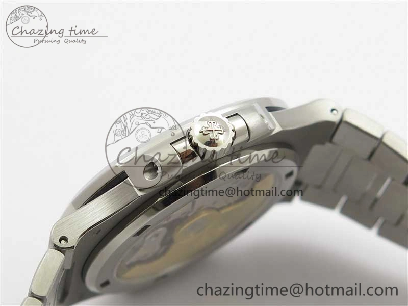 WaterResistant Nautilus 5711 1A PPF 1:1 Best Edition Blue Dial Diamonds Bezel on SS Bracelet 324CS (Free box) V 8918