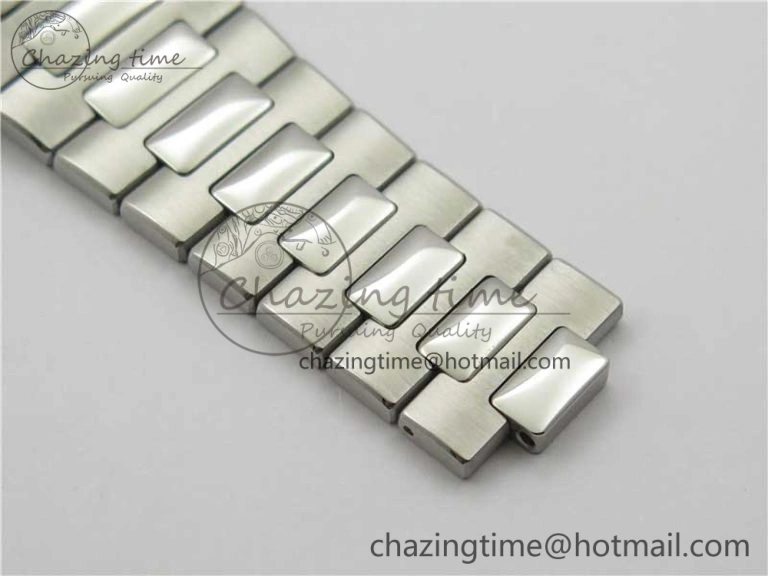 WaterResistant Nautilus 5711 1A PPF 1:1 Best Edition Blue Dial Diamonds Bezel on SS Bracelet 324CS (Free box) V 8918