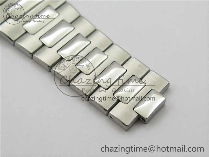 WaterResistant Nautilus 5711 1A PPF 1:1 Best Edition Blue Dial Diamonds Bezel on SS Bracelet 324CS (Free box) V 8918