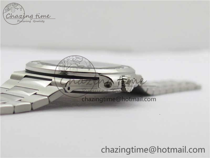 Nautilus 5711 1A PPF 1:1 Best Edition Blue Dial Diamonds Bezel on SS Bracelet 324CS (Free box) V Upgraded 8896