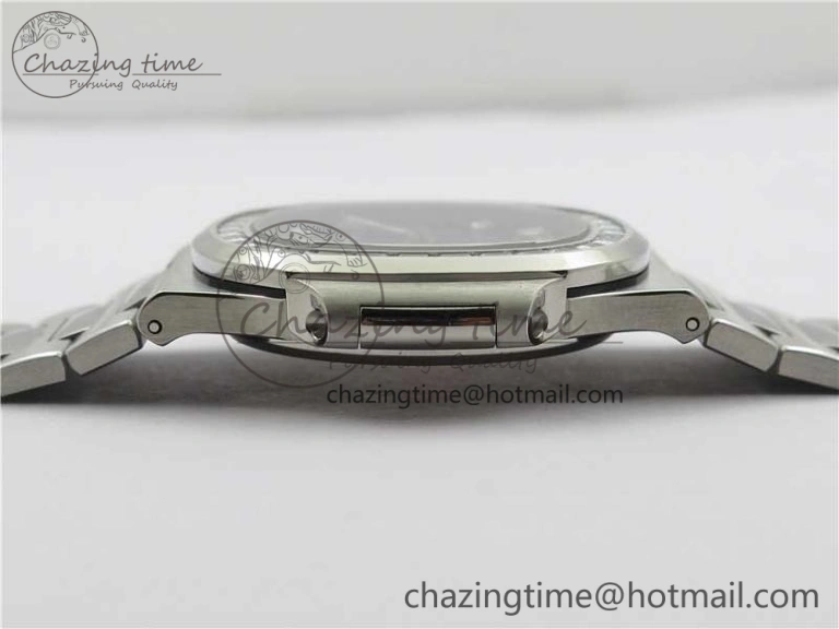 Nautilus 5711 1A PPF 1:1 Best Edition Blue Dial Diamonds Bezel on SS Bracelet 324CS (Free box) V Upgraded 8896