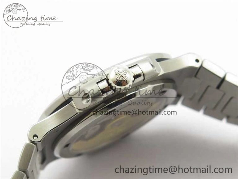 Nautilus 5711 1A PPF 1:1 Best Edition Blue Dial Diamonds Bezel on SS Bracelet 324CS (Free box) V Upgraded 8896