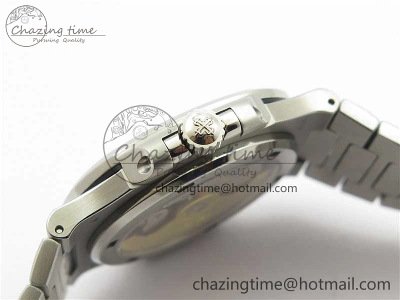 Nautilus 5711 1A PPF 1:1 Best Edition Blue Dial Diamonds Bezel on SS Bracelet 324CS (Free box) V Upgraded 8896