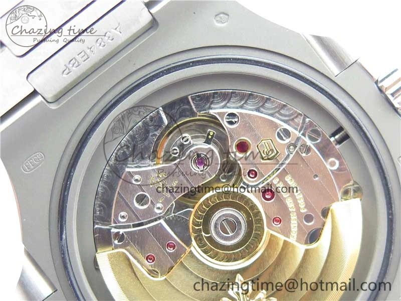 Nautilus 5711 1A PPF 1:1 Best Edition Blue Dial Diamonds Bezel on SS Bracelet 324CS (Free box) V Upgraded 8896