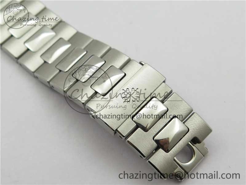 Nautilus 5711 1A PPF 1:1 Best Edition Blue Dial Diamonds Bezel on SS Bracelet 324CS (Free box) V Upgraded 8896