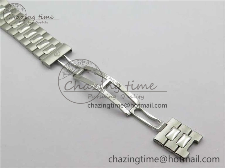 Nautilus 5711 1A PPF 1:1 Best Edition Blue Dial Diamonds Bezel on SS Bracelet 324CS (Free box) V Upgraded 8896