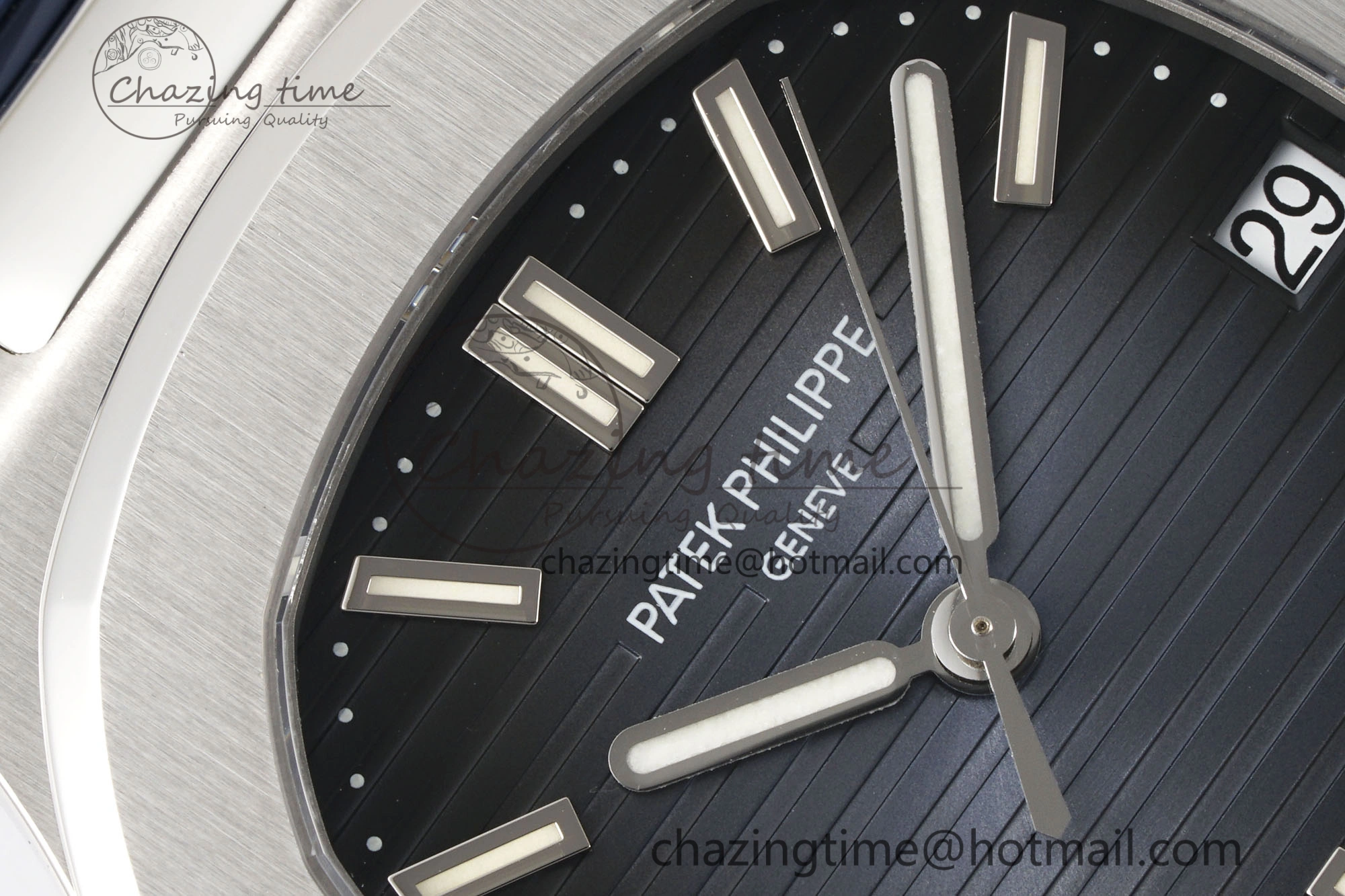 Nautilus 5711 1A PPF 1:1 Best Edition Blue Textured Dial on Blue Rubber Strap 324CS V WrinkleFree 8803