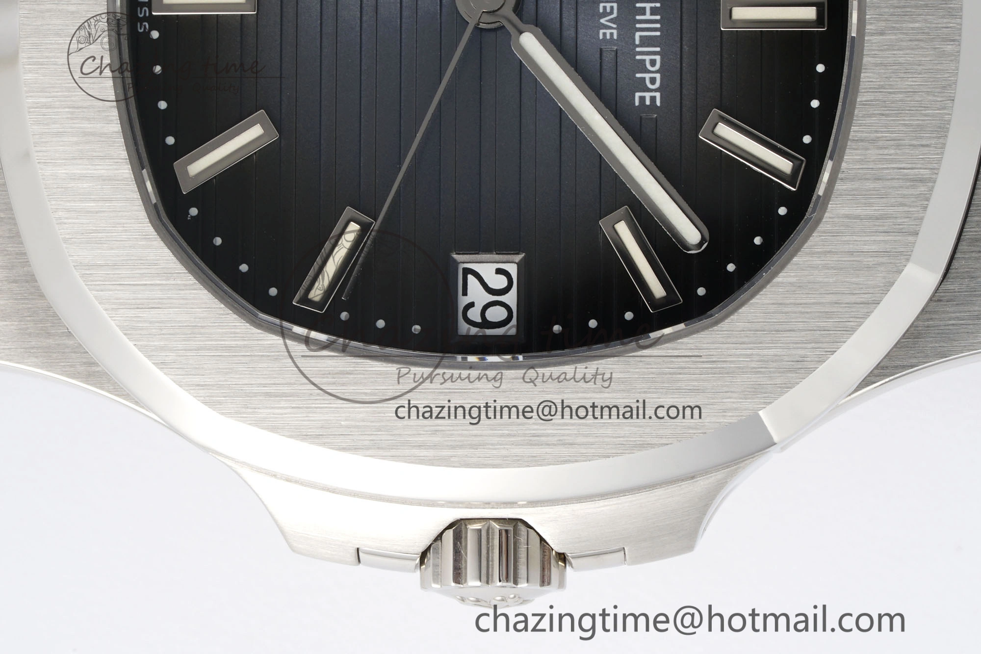 Nautilus 5711 1A PPF 1:1 Best Edition Blue Textured Dial on Blue Rubber Strap 324CS V WrinkleFree 8803