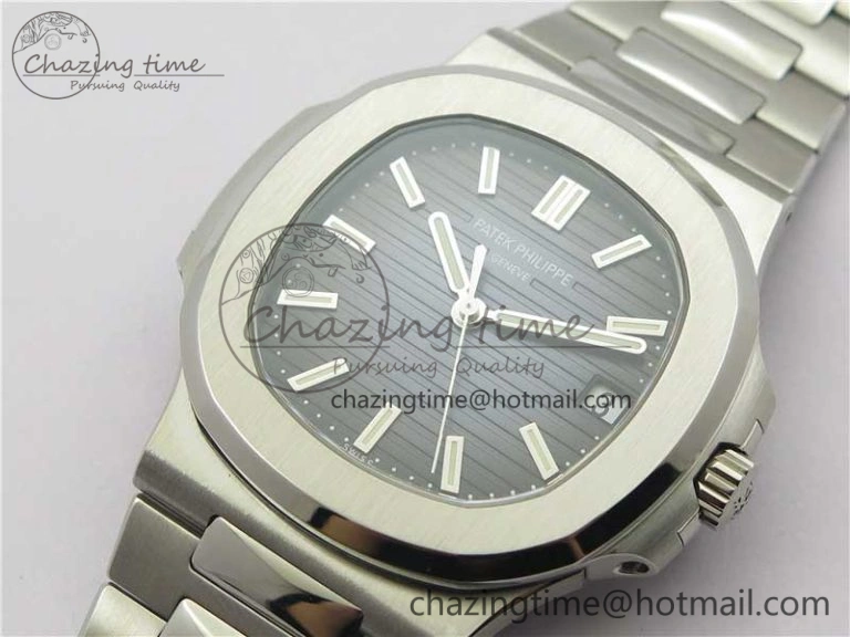 Nautilus 5711 1A PPF 1:1 Best Edition Blue Textured Dial on SS Bracelet 324CS V Packable 8937