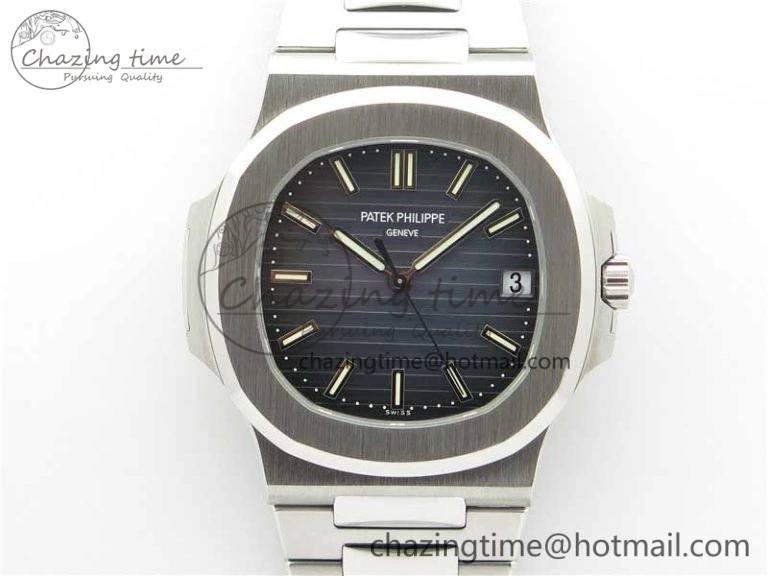 Nautilus 5711 1A PPF 1:1 Best Edition Blue Textured Dial on SS Bracelet 324CS V Packable 8937