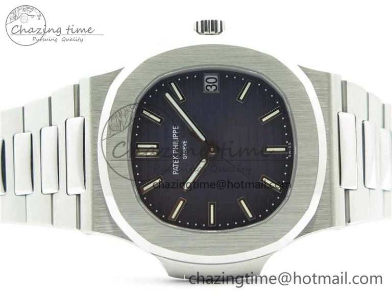 Nautilus 5711 1A PPF 1:1 Best Edition Gray Textured Dial on SS Bracelet 324CS (Free box) V Efficient 8936