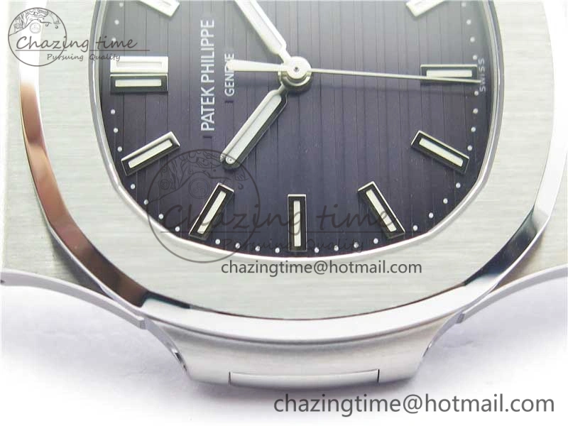 Nautilus 5711 1A PPF 1:1 Best Edition Gray Textured Dial on SS Bracelet 324CS (Free box) V Efficient 8936