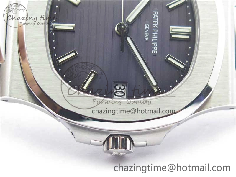 Nautilus 5711 1A PPF 1:1 Best Edition Gray Textured Dial on SS Bracelet 324CS (Free box) V Efficient 8936