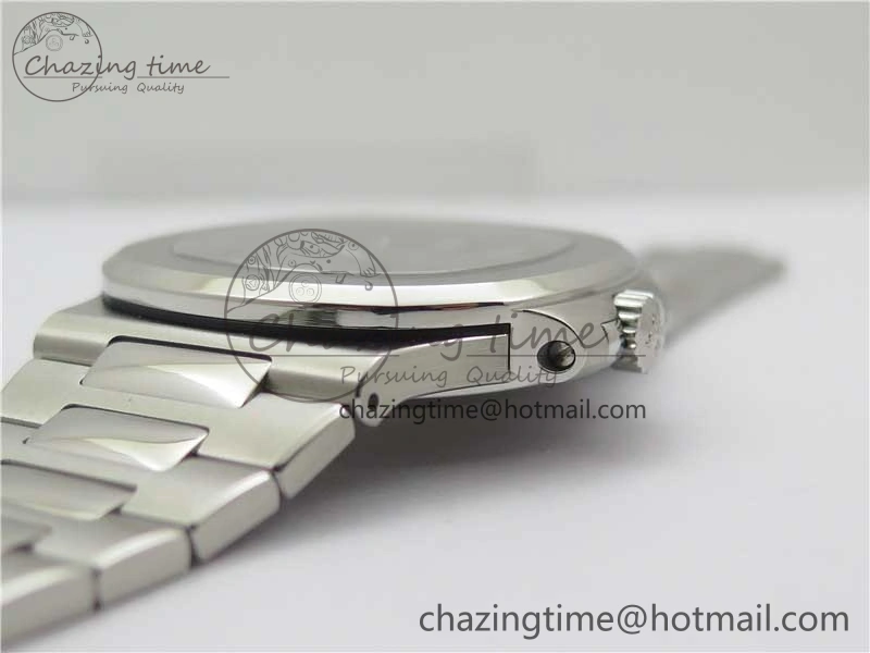 Nautilus 5711 1A PPF 1:1 Best Edition Green Textured Dial on SS Bracelet 324CS V Lightweight 8845