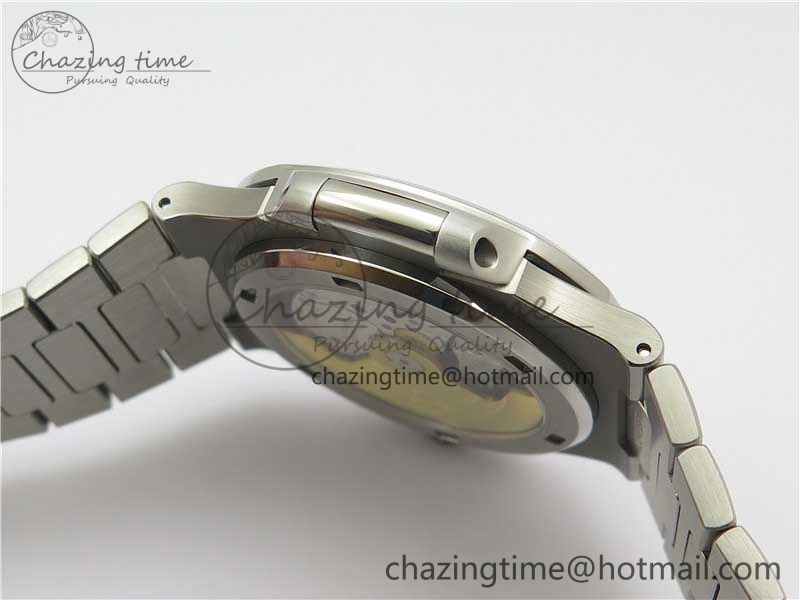 Nautilus 5711 1A PPF 1:1 Best Edition Green Textured Dial on SS Bracelet 324CS V Lightweight 8845