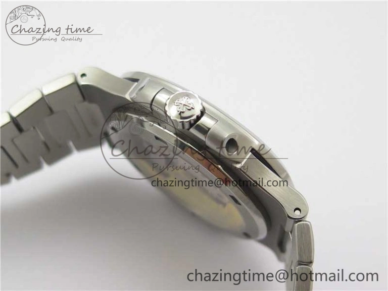 Nautilus 5711 1A PPF 1:1 Best Edition Green Textured Dial on SS Bracelet 324CS V Lightweight 8845