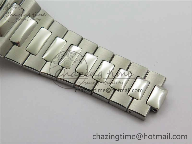 Nautilus 5711 1A PPF 1:1 Best Edition Green Textured Dial on SS Bracelet 324CS V Lightweight 8845