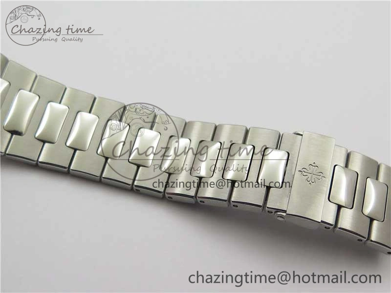 Nautilus 5711 1A PPF 1:1 Best Edition Green Textured Dial on SS Bracelet 324CS V Lightweight 8845