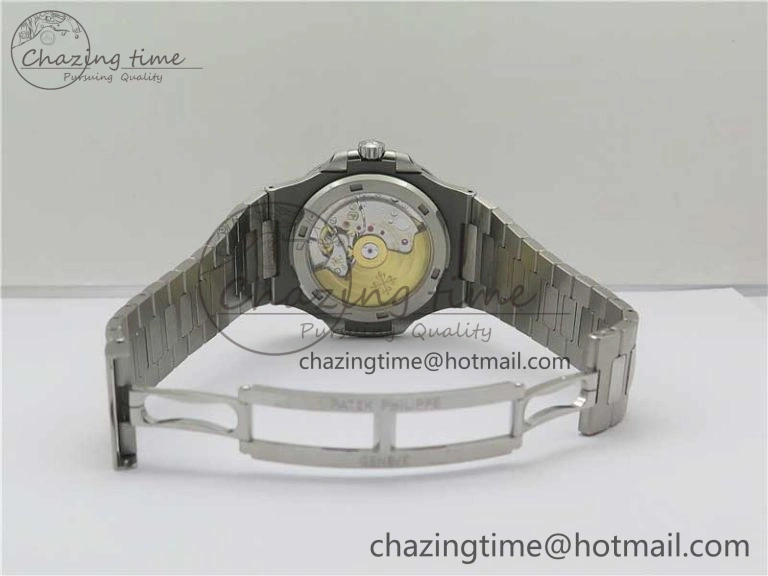Nautilus 5711 1A PPF 1:1 Best Edition Green Textured Dial on SS Bracelet 324CS V Lightweight 8845