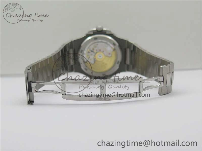 Nautilus 5711 1A PPF 1:1 Best Edition Green Textured Dial on SS Bracelet 324CS V Lightweight 8845
